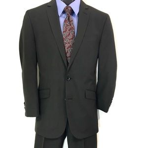 Kenneth Cole Men’s Charcoal 2PC Suit Size 36S